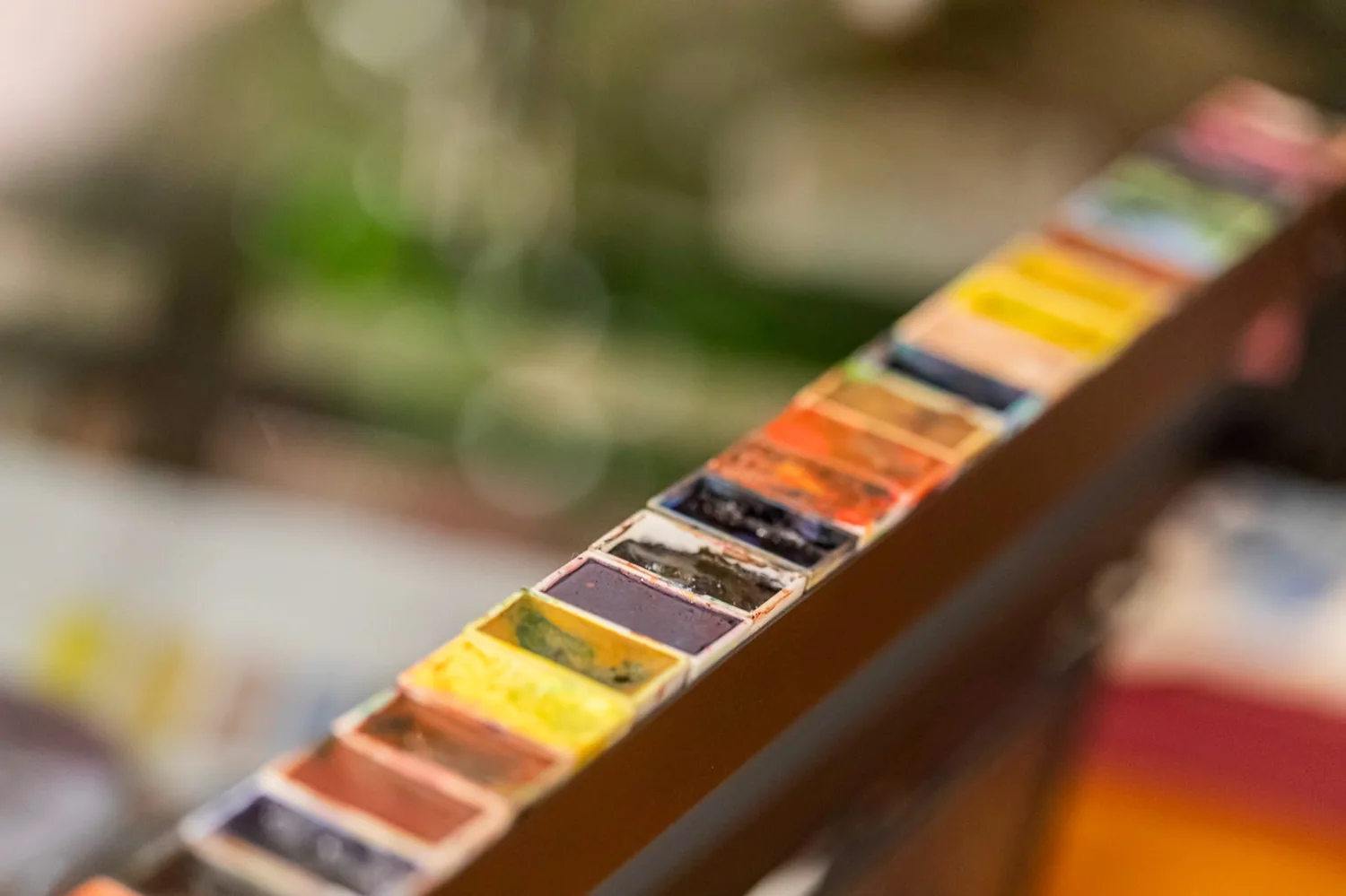 Pastilhas de aquarela